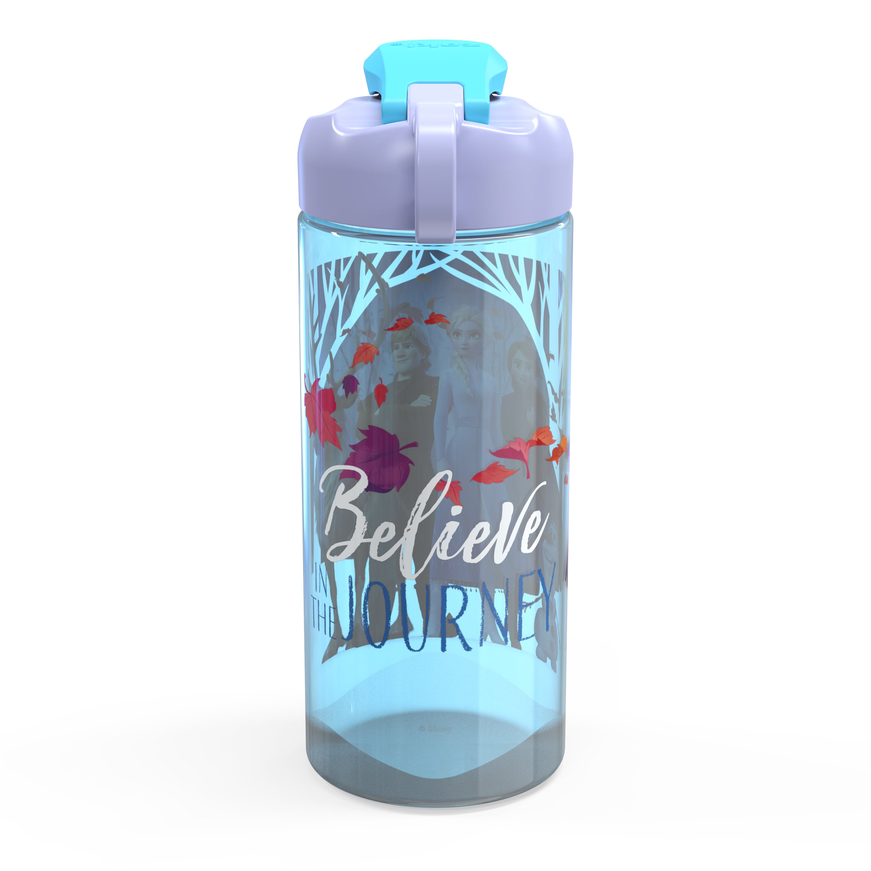 DISNEY FROZEN ELSA ANNA OLAF Zak!® No Leak BPA-Free Plastic 16 oz. Water  Bottle