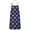 Blue Sun Moon, variant on Beige Gothic Skull Pumpkin Rose Pattern Apron-Garden Aprons for Women with Pockets-Cotton Linen Waterproof Kitchen Cooking Gardening Aprons Adjustable for Kitchen,Cooking,BBQ and Salon 33x27 Inch