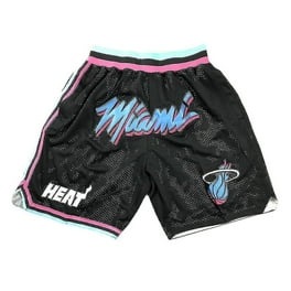 City Edition Miami Heat Swingman Basketball Shorts Stitched Black