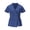 🔥 Dark Blue, variant on Sentmoon Women Scrubs Basic Tops Women's Nurses Tunic Uniform Clinic Carer V Neck Protective Clothing Casual for Lounge & Sleep Dark Blue S