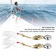 thumbnail image 3 of Señuelo De Pesca VIB De Metal, Lentejuelas Giratorias, Juego Con Plumas Para Lubina, Trucha, Lucio, Salmón, 5 Uds En Caja De Aparejos, 3 of 7
