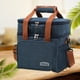thumbnail image 3 of Bolsa De Pícnic Bolsa de picnic de doble capa Paquete de picnic impermeable para viajes de camping (azul marino) Ndcxsfigh Para Estrenar, 3 of 8