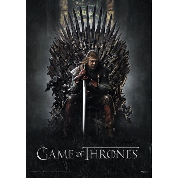 Game of Thrones (Ned Stark & The Iron Throne) MightyPrint™ Wall Art MP17241103