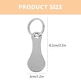 thumbnail image 3 of 4Pcs Stainless Steel Trolley Tokens Small Trolley Tokens Shopping Cart Trolley Tokens Portable Trolley Tokens, 3 of 8