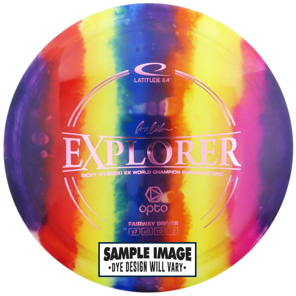 Latitude 64 MyDye Opto Line Explorer Fairway Driver Golf Disc