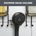 Better Homes & Gardens Expandable overtheShower Caddy, Steel, 4 Shelves, Oil Rubbed Bronze