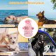 thumbnail image 5 of Albornoz para perros Pijamas con capucha engrosados y de lujo con brida suave de invierno Toalla de baño para perros súper absorbente y de secado rápido Pijamas suaves para mascotas para perros y, 5 of 5
