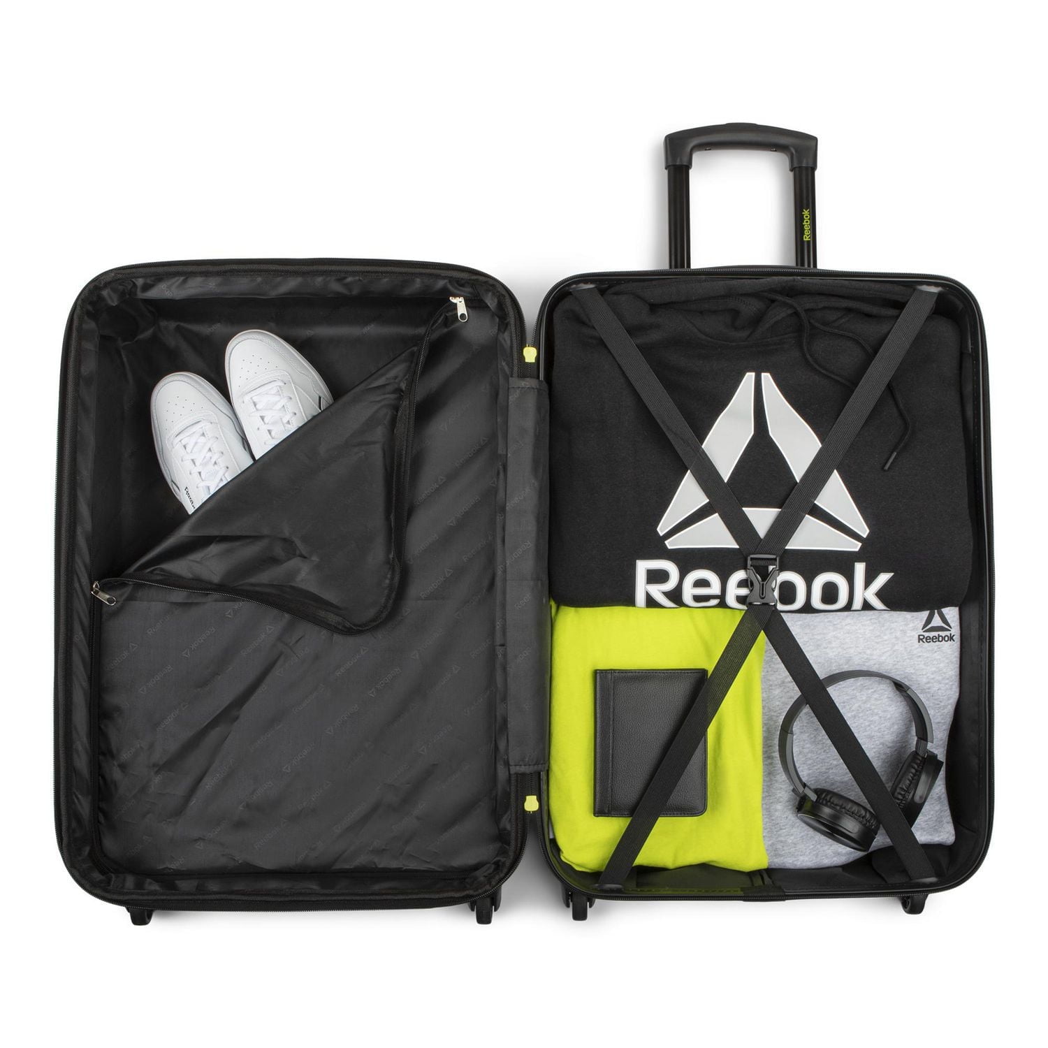 Reebok Ensemble de 3 valise rigide (Valise de cabine, 24 pouce, 28 pouce)