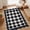 Black/White, variant on HIWEAVER Black/White 2' x 6' Scalloped-edge Easy Jute Runner Rug for Hallway Modern Checkered Indoor Outdoor Neutral Carpet for Patios Non Slip Washable Throw Mat for Home Decor