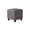 Dark Gray, variant on White Compact Cube Fabric Storage Ottoman Footrest for Entryway and Living Room
