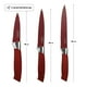 thumbnail image 2 of Juego De Cuchillos De Acero Inoxidable 8 Piezas Rojo, 2 of 6