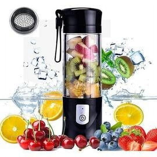 Smoothie Blender, Personal Mini Juice Maker, Magnetic Sensing Switch Ensures Ultra Safe Use & Cleaning, USB Rechargeable for On-The-Go Lifestyle, Smart Safety & Water Resistant