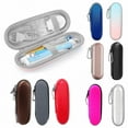 thumbnail image 2 of Shockproof Electric Toothbrush Travel Case with Mesh Pocket & Zipper Closure forSilver, 2 of 5