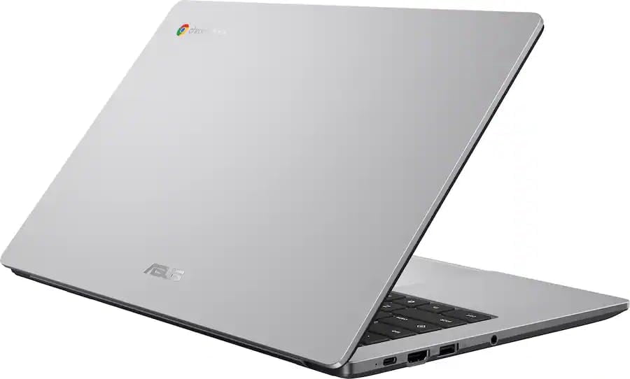ASUS CX14 14" FHD Chromebook Laptop, Intel Celeron N4500, 4GB Memory, 64GB eMMC, Misty Grey, Webcam, Intel UHD Graphics, Chrome OS with Mazepoly Accessories