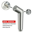 thumbnail image 5 of Sumerain Brushed Nickel Handheld Bidet Sprayer for Toilet, Handheld Jet Sprayer for Toilet, Adjustable Cloth Diaper Sprayer with Brass Diverter Valve, 5 of 10