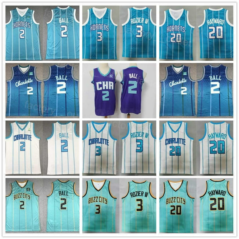 Adult Large Stitched Lamelo Ball Hornets Jersey