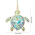 thumbnail image 3 of Euaioeiu Stained Glass Sea Turtle Acrylic Ornament with Inspirational Story Card, 4.72x3.94 Inches Light Catcher, Colorful Window Hanging Decoration for Christmas Tree, Home, Party, Gift for Women, 3 of 6