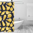Light Bulb Print Shower Curtain Fabric Shower Curtains for Bathroom