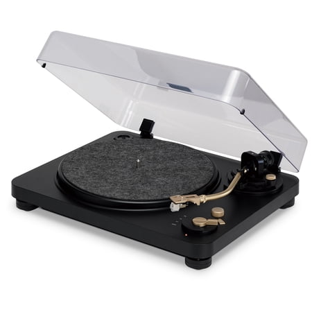 iLive Turntable with Bluetooth Transmitter, ITTB2022B, Black/Gold