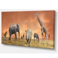 thumbnail image 2 of Panorama Faune des Savanes - Impression sur Toile Africaine, 2 of 3