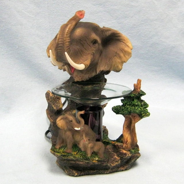 Elephant Réchauffeur de Parfum à l'Huile Électrique, 9.5 Pouces