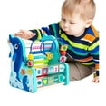 thumbnail image 4 of GN Universe Montessori Wooden Dolphin Bead Maze Counting Rack With Shapes Abacus Numbers Ages 3+, 4 of 4