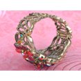 thumbnail image 5 of Alilang Rainbow Colorful Jewel Gem Flower Star Crystal Rhinestone Fashion Bracelet Bangle Cuff, 5 of 5