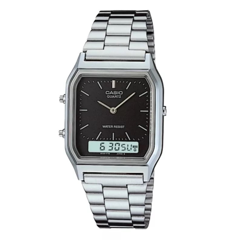 Reloj Rectangular Casio Reloj Casio Vintage Rectangular AQ230A1DM-VT Casio Vintage 230A1DMVT ...