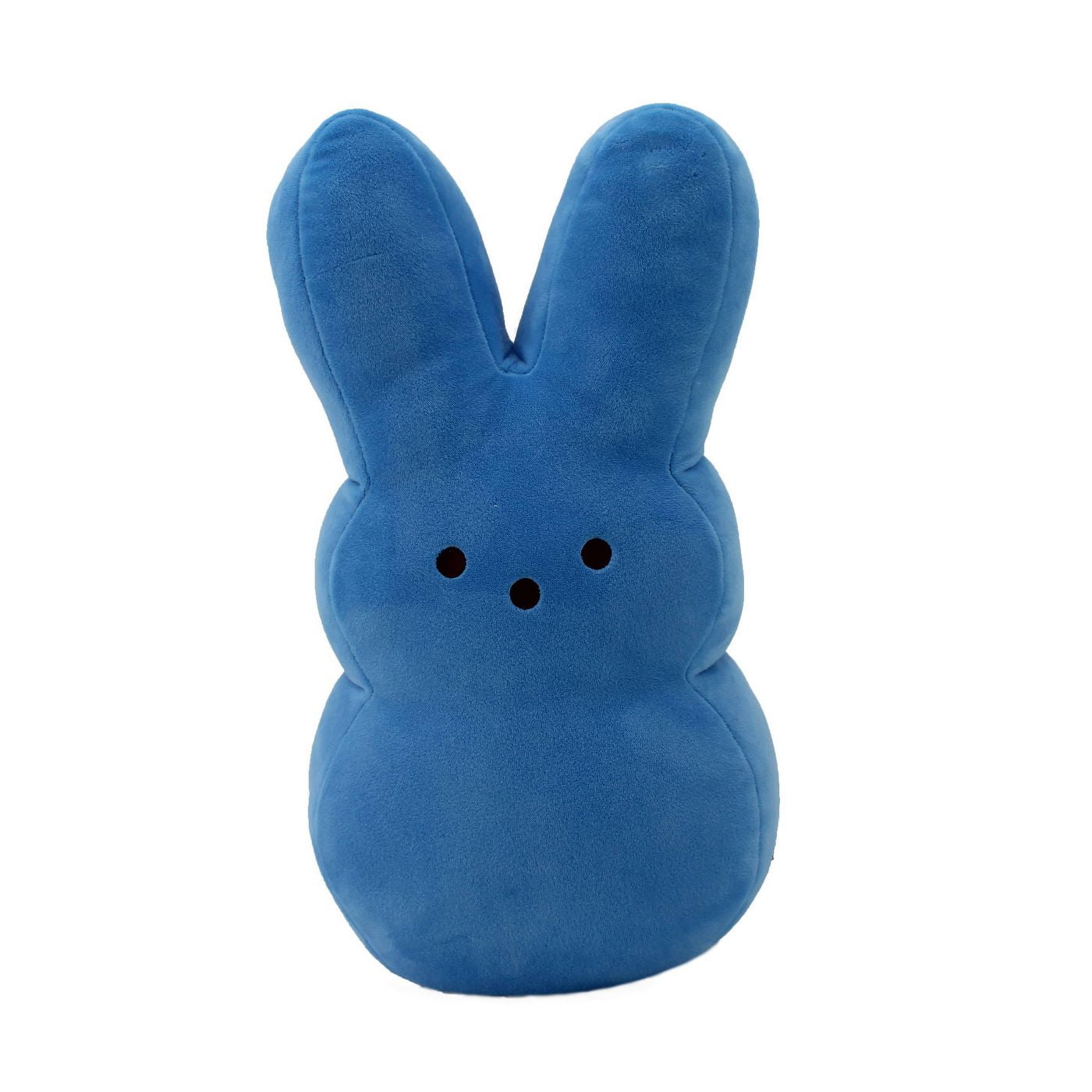 Details about   Peeps Blue Bunny Plush Velour Easter 2015 Just Born Pillow Stuffed Animal 17" 