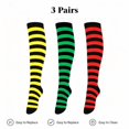 thumbnail image 2 of DOVACKA Cotton Knee High Socks for Women, Long Tall Stockings, Breathable Stretchy, Great for Halloween Costume & Daily Wear, 2 of 6
