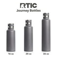 thumbnail image 7 of RTIC 26 oz Ceramic Lined Insulated Journey Water Bottle, Leak-Proof Lid, Graphite, 7 of 7