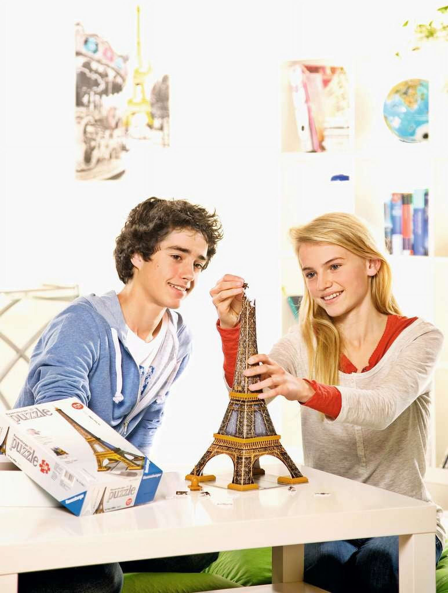 Ravensburger - Puzzle 3D Building - Tour Eiffel illuminée - 216 pièces  numérotées à Assembler sans Colle - Accessoires de Finition Inclus &   Basics Piles alcalines AAA 1,5 V - Lot de 8 : : Jeux et Jouets