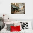 thumbnail image 4 of Nawypu  Bistro de Paris I Canvas Wall Decor  for Living Room, Bedroom, Bathroom, Kitchen, Office, Bar, Dining &amp; Guest Room - Ready to Hang, 4 of 4