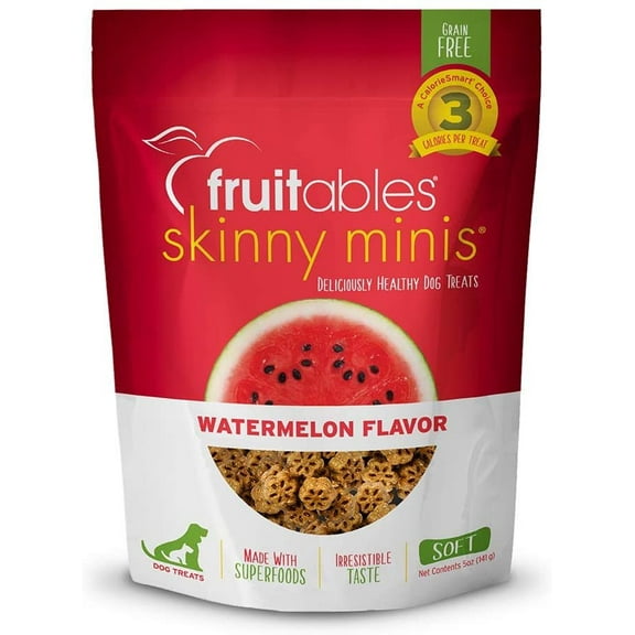 Fruitables Skinny Minis Watermelon Soft Dog Treats 5oz