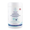 thumbnail image 1 of Natura Solutions Biodegradable Disinfecting Wipes, Eucalyptus, 160 Count, Single Use, White, 1 of 5