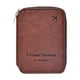 thumbnail image 1 of Funda protectora ligera para pasaporte, ideal para viajes, desplazamientos y compras. Café, 1 of 7