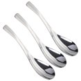 thumbnail image 5 of Troglfold meal spoon 3pcs Stainless Steel Soup Spoons - Small Size,5.31"X1.38"X0.1", 5 of 10