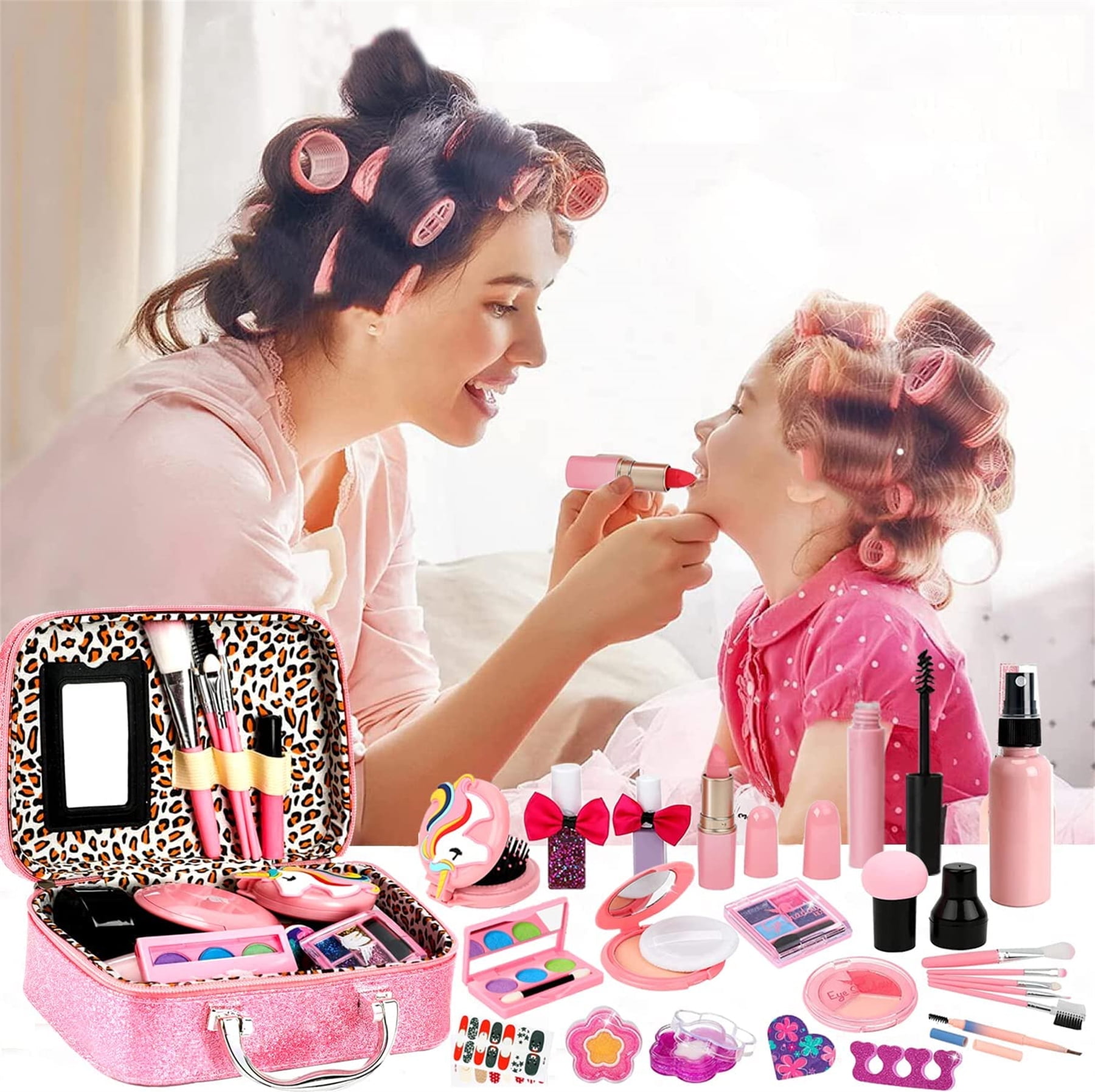 Kids Makeup Kit for Girl,Kids Real Makeup Kit for Little Girls 