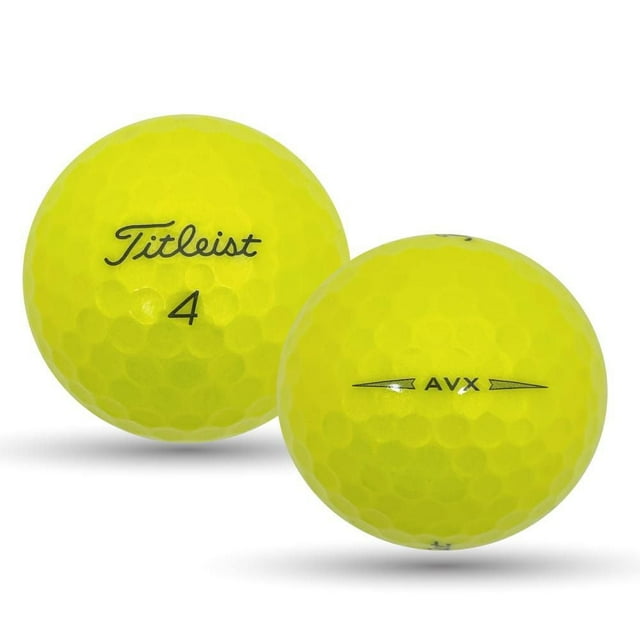 Mulligan - 24 Titleist AVX 5A Recycled Used Golf Balls, Yellow