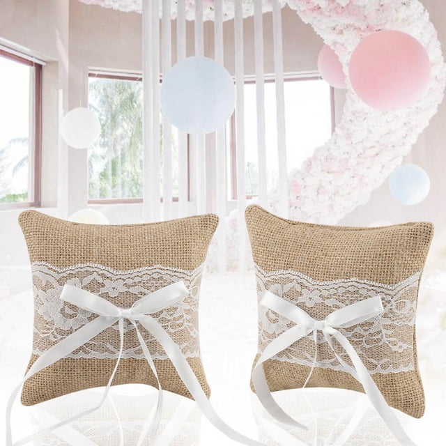 Soporte de anillo almohada ANGGREK para decoración de bodas y compromisos