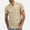 Khaki, variant on EQWLJWE Mens Henley T-Shirt Linen Cotton Shirts Button Up Beach Tops Casual Short Sleeve Lightweight Plain Tees