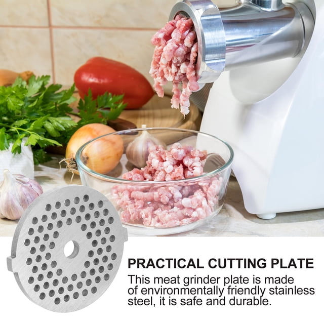 UPGRATOR 1Pcs Assiette Hachoir à Viande pour Chefs Professionnels 6x5.5cm Acier Inoxydable