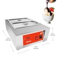 thumbnail image 2 of ALDKitchen Digital Electric Chocolate Melter | 8 kg Commercial Chocolate Heater | 2 Tanks | 110 V, 2 of 11