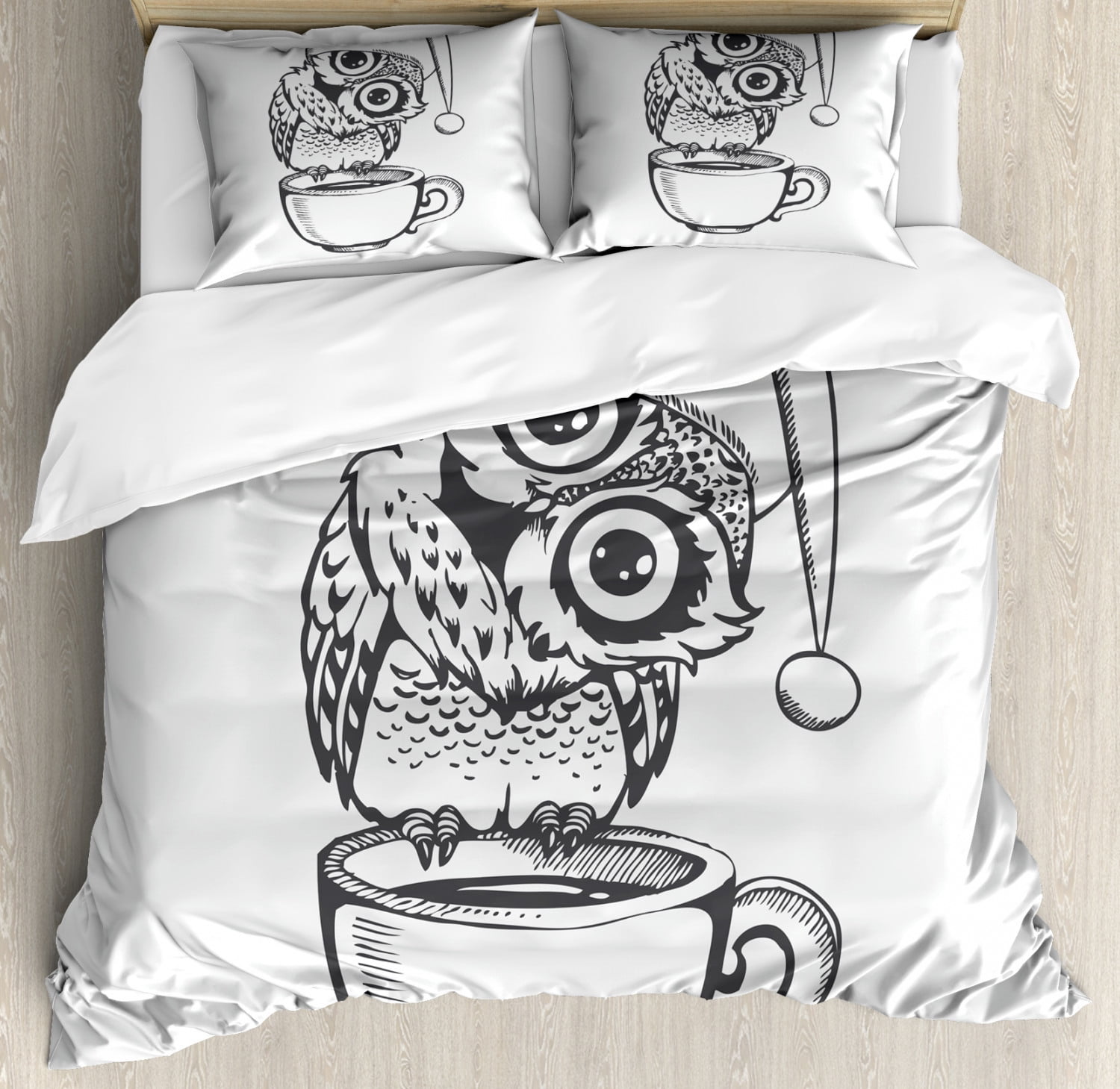 Owl Print Duvet Cover Set Adorable Baby Tiendamia Com