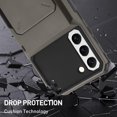 thumbnail image 3 of Wallet Case for Samsung Galaxy S23 Plus Case with 4-Card Credit Card Holder Slot Shockproof Cover Hybrid Heavy Duty Protection Armor Phone Case Compatible with Samsung Galaxy S23 Plus-Grey, 3 of 12