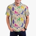 thumbnail image 1 of Fotbe Colorful Poodle Dog Camiseta Polo de Golf para Hombre con Estampado – Camisa Deportiva Transpirable con Cuello Abotonado-X-Large, 1 of 6