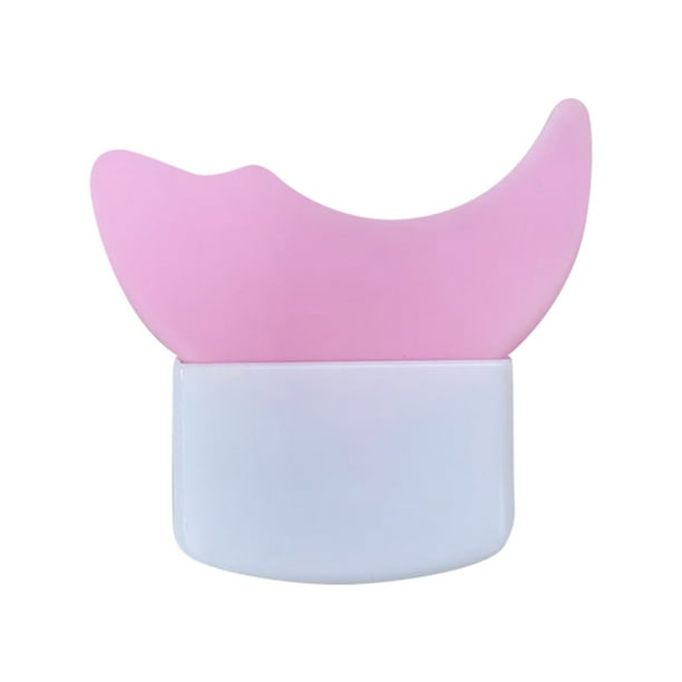 Fiudx Herramienta de Maquillaje de Ojos, Protector de Rímel y Delineador Multifuncional, Protector de Silicona Agradable para La Piel, Diseño Único de Media Curvatura, Fácil Aplicación y Limpieza, Id