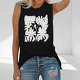 thumbnail image 2 of Womens Tank Tops Summer T Shirts Sleeveless Casual Loose Tunic Blouses, 2 of 3