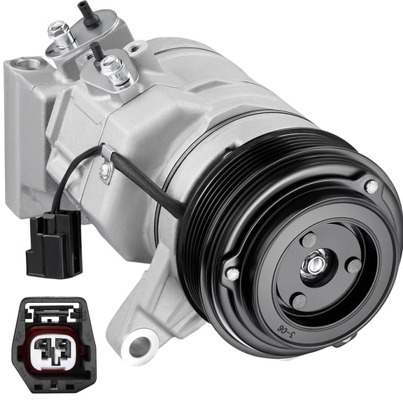 BDFHYK 157312 Air Conditioning A/C Compressor with Clutch Compatible with Cadillac CTS V6 3.0L 2010-2014, CTS V6 3.6L 2008 2009 2010 2011 2012 2013