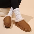 thumbnail image 2 of Women’s Faux Fur Lined Indoor Outdoor Slippers, 2 of 6